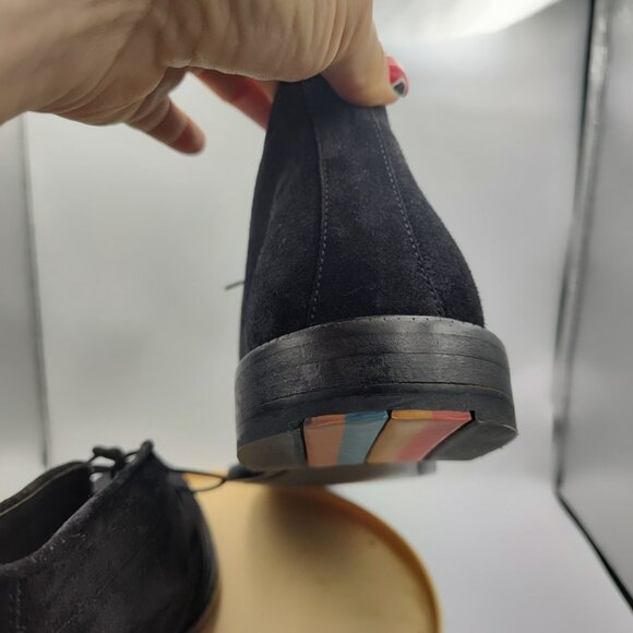 New Paul Smith ALEC? SUEDE CHUKKA BOOTS BLACK Size UK 11 US 12 EUR 45 Italy - Picture 4 of 14
